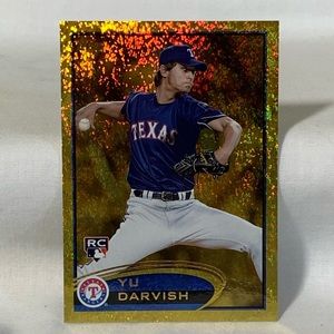 Yu Darvish RC Gold sparkle card